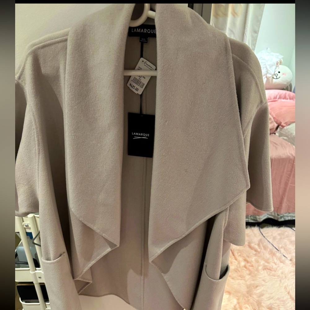 NWT Lanarque women’s wool cape coat - size M/L